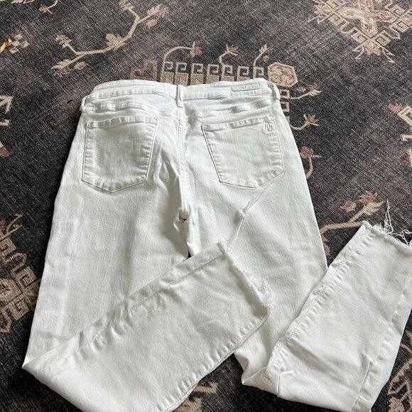 Articles of Society White Distressed Jeans Size 29 EUC - Picture 2 of 2